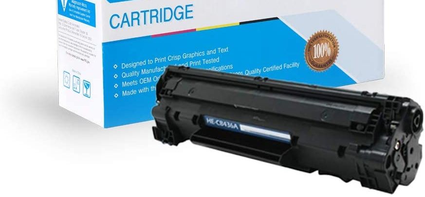 High quality compatible toner cartridge (CB436A) image