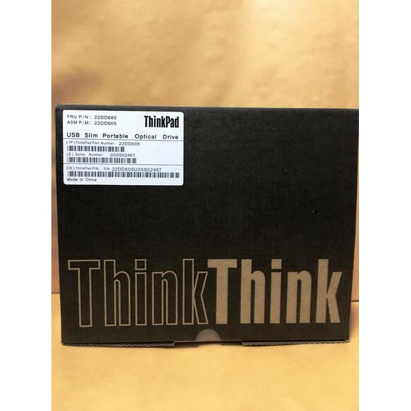 THINK PAD (USB SLIM PORTABLE OPTICAL DRIVE ) THINK-THINK image