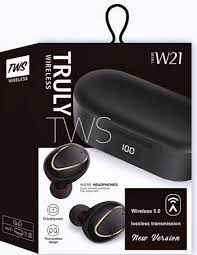 TWS W21 Bluetooth In-Ear Earphone Smart Headset  image